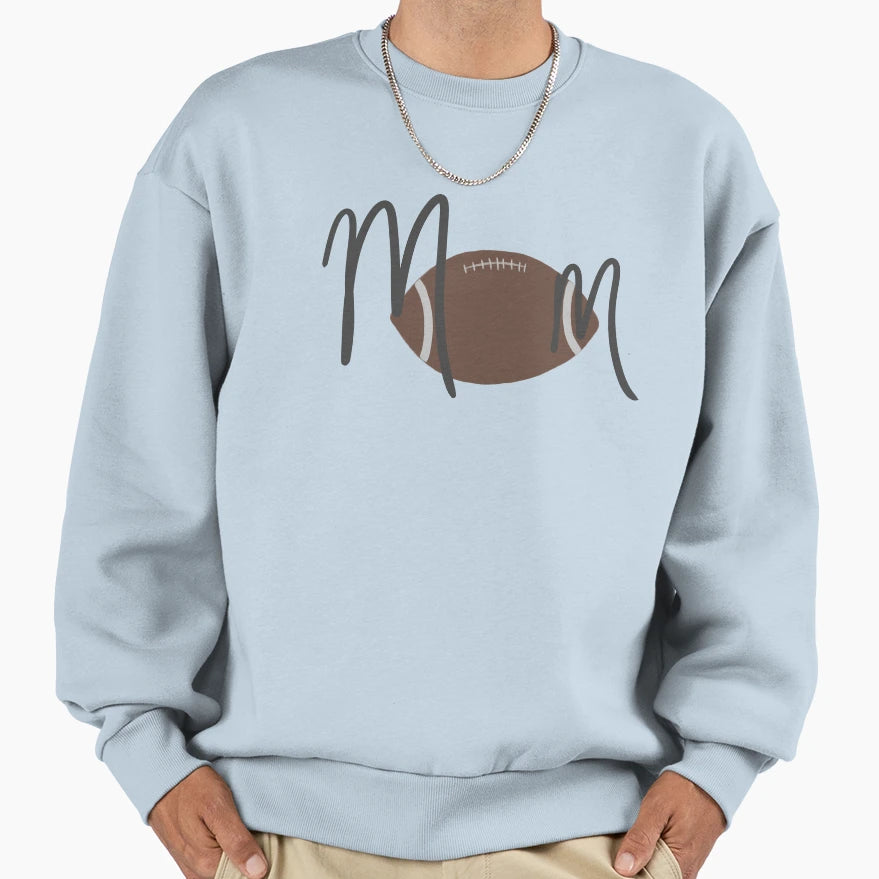 Football Mom Sweatshirt - Graphic Print for Adults - T-Shirt, Sweatshirt, Hoodie