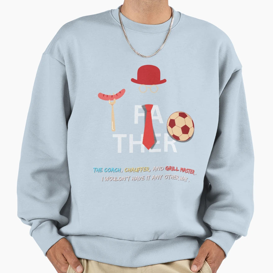 Father Coach Sweatshirt - Minimalist Print Unisex - T-Shirt, Sweatshirt, Hoodie