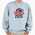 Class 2026 Football Sweatshirt - Casual Everyday Wear for Adults - T-Shirt, Sweatshirt, Hoodie