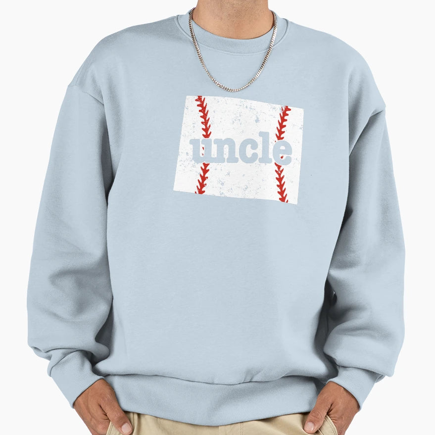 Baseball Uncle Wyoming Softball Uncle T-Shirt - Aesthetic Graphic Men Women - T-Shirt, Sweatshirt, Hoodie