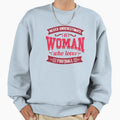 Never Underestimate Who Loves Football T-Shirt - Graphic Print for Adults - T-Shirt, Sweatshirt, Hoodie
