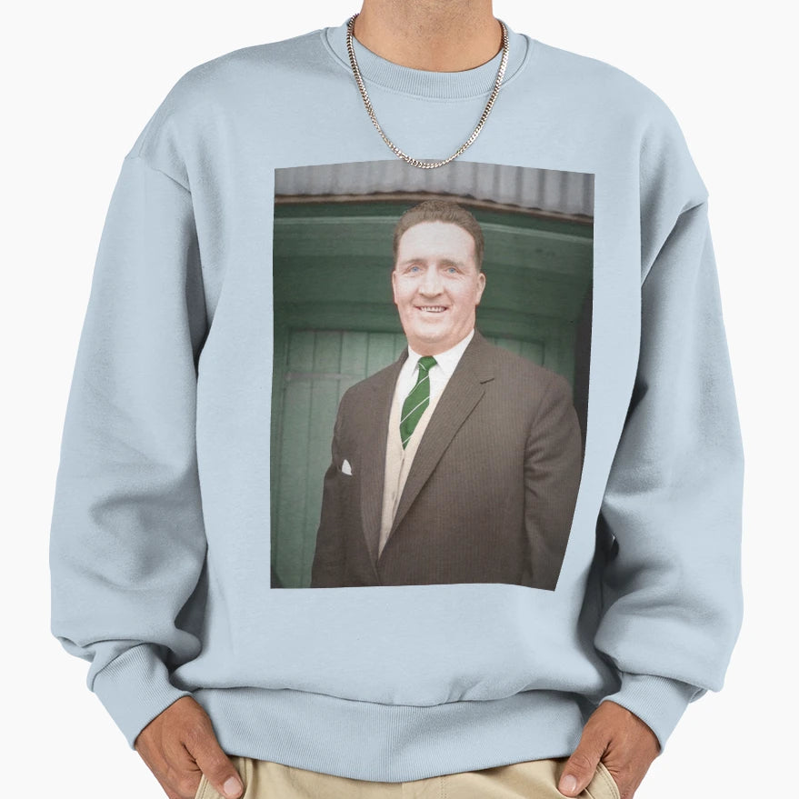 Jock Stein Celtic Legend Sweatshirt - Unique Graphic for Adults - T-Shirt, Sweatshirt, Hoodie