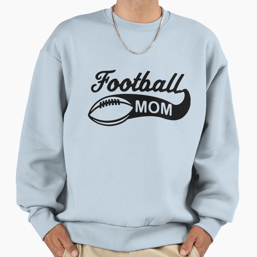 One Football Mom Sweatshirt - Unique Graphic Unisex - T-Shirt, Sweatshirt, Hoodie