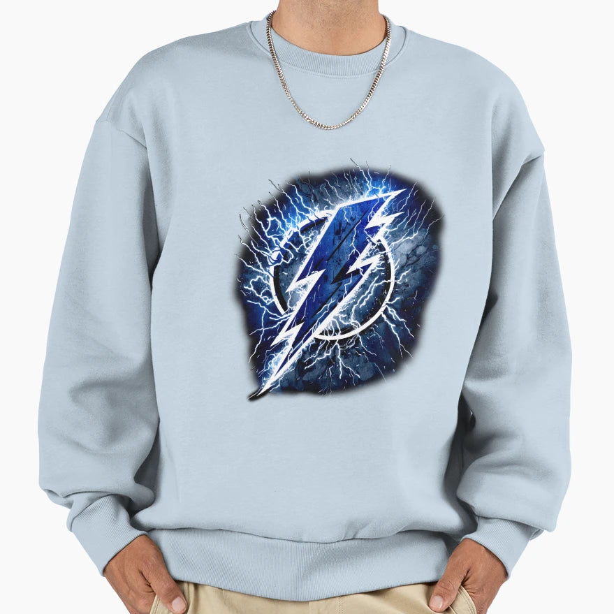 Electric Bolt Sweatshirt - Streetwear Style Men Women - T-Shirt, Sweatshirt, Hoodie