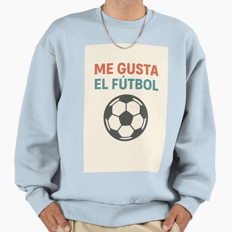 I Like Football Sweatshirt - Minimalist Print for Adults - T-Shirt, Sweatshirt, Hoodie