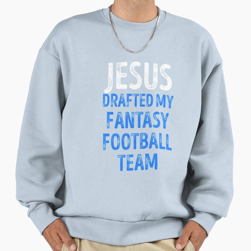 Best Seller Jesus Drafted My Sweatshirt - Custom Art Print for Adults - T-Shirt, Sweatshirt, Hoodie