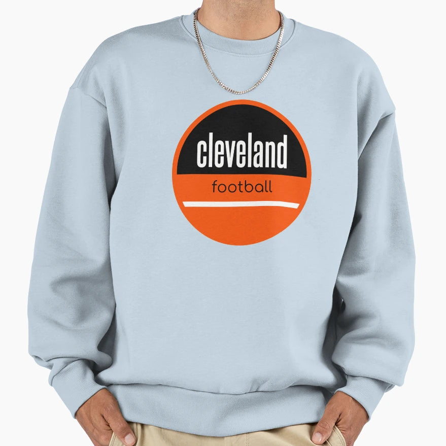 Cleveland Football Sweatshirt - Unique Graphic Men Women - T-Shirt, Sweatshirt, Hoodie