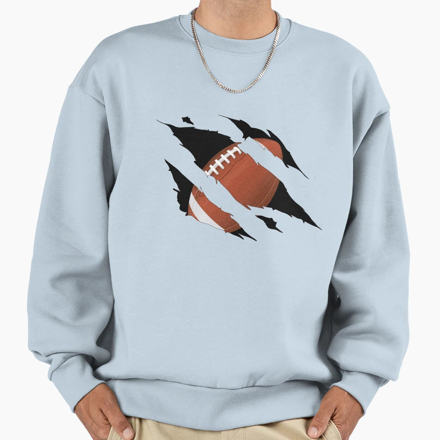 Football Me Football Fans Sweatshirt - Unique Graphic for Adults - T-Shirt, Sweatshirt, Hoodie
