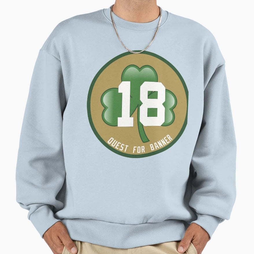 Quest Banner 18 Sweatshirt - Minimalist Print for Adults - T-Shirt, Sweatshirt, Hoodie