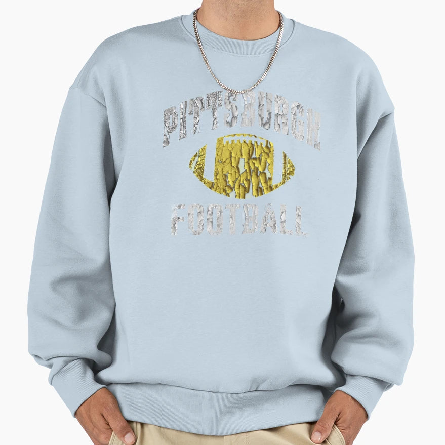 Pittsburgh Football Sweatshirt - Casual Everyday Wear Unisex - T-Shirt, Sweatshirt, Hoodie