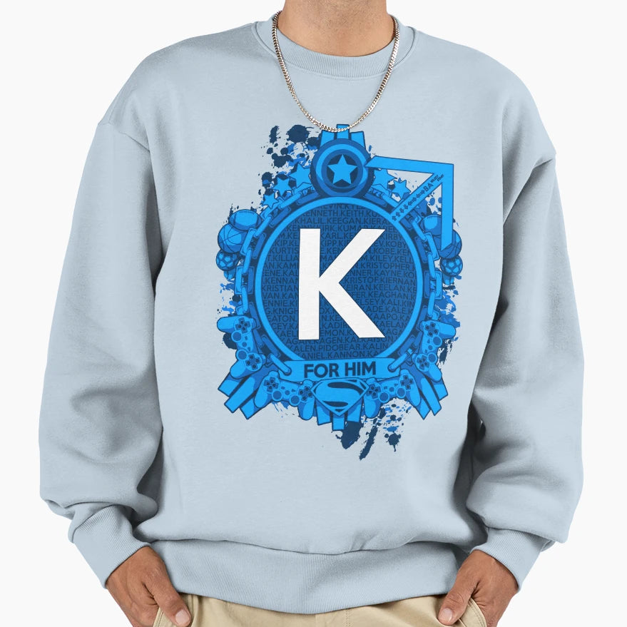 Him K Sweatshirt - Streetwear Style Men Women - T-Shirt, Sweatshirt, Hoodie