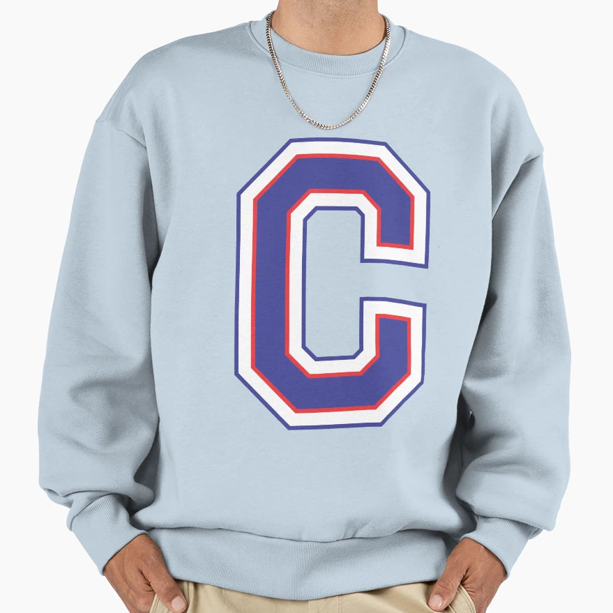 Alphabet C Sweatshirt - Graphic Print Men Women - T-Shirt, Sweatshirt, Hoodie