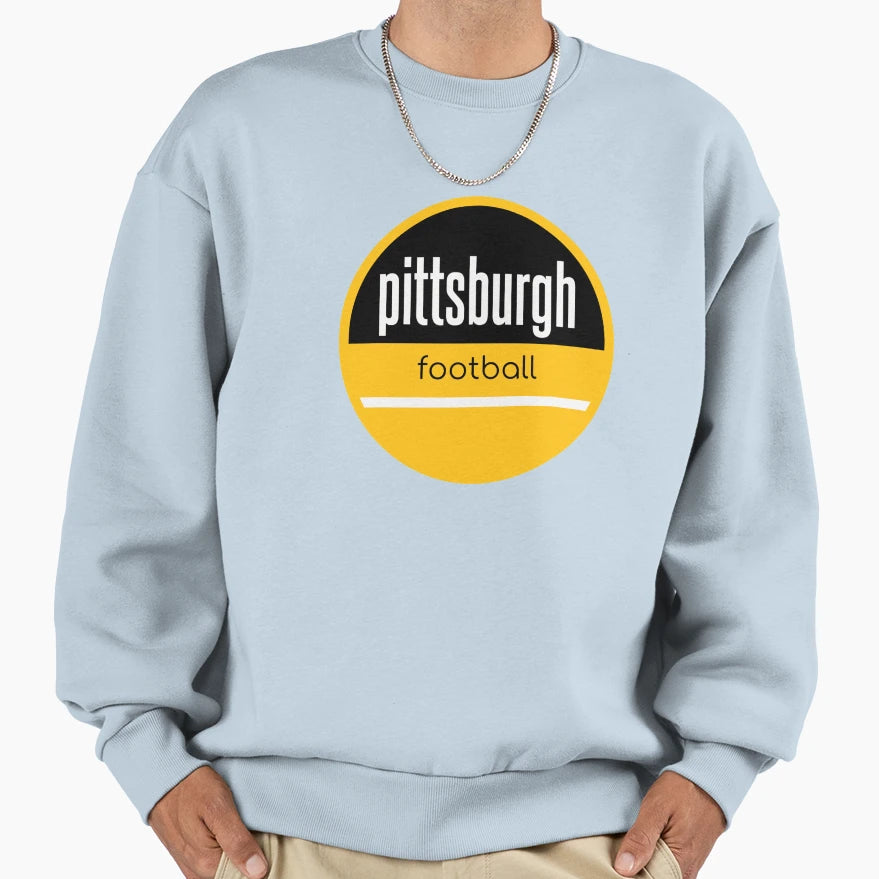Pittsburgh Football Sweatshirt - Aesthetic Graphic for Adults - T-Shirt, Sweatshirt, Hoodie