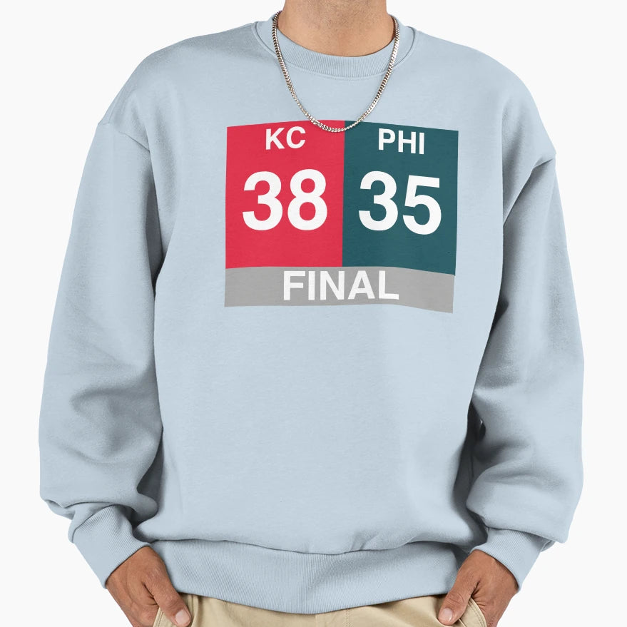 Final Score Sweatshirt - Streetwear Style Men Women - T-Shirt, Sweatshirt, Hoodie