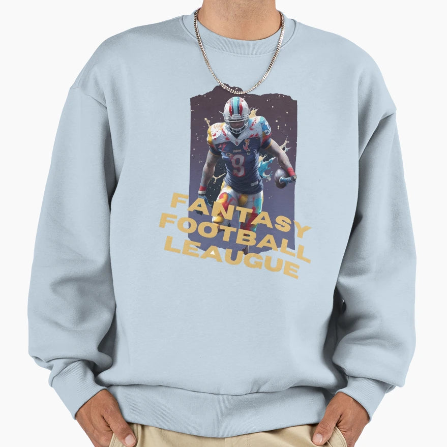 Fantasy Football Sweatshirt - Minimalist Print for Adults - T-Shirt, Sweatshirt, Hoodie