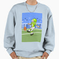 American Football Player Kicking Ball Sweatshirt - Minimalist Print Unisex - T-Shirt, Sweatshirt, Hoodie