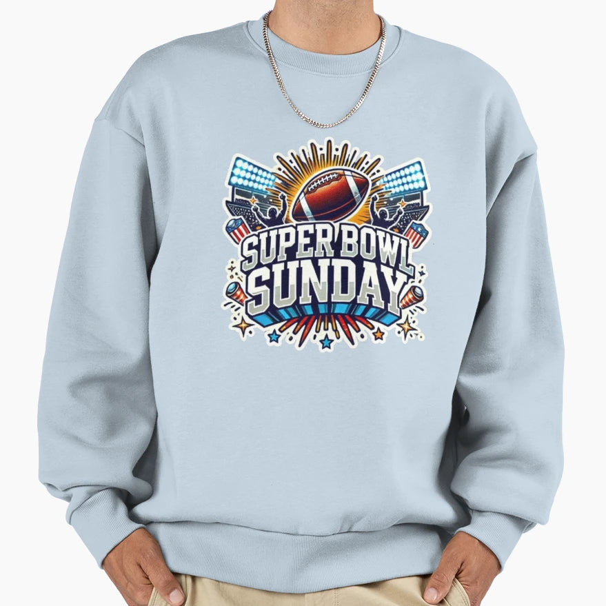 Super Bowl Sunday Sweatshirt - Streetwear Style for Adults - T-Shirt, Sweatshirt, Hoodie