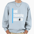 One Thankful Brother Sweatshirt - Minimalist Print for Adults - T-Shirt, Sweatshirt, Hoodie