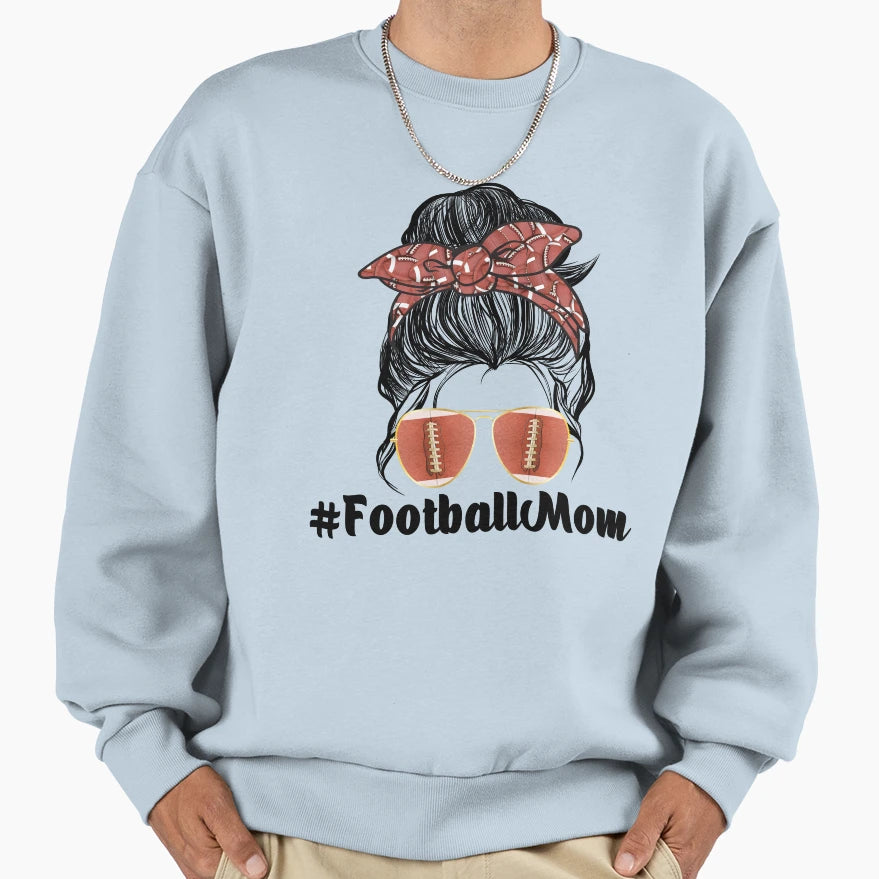 Football Mom Game Day Game Sweatshirt - Casual Everyday Wear for Adults - T-Shirt, Sweatshirt, Hoodie