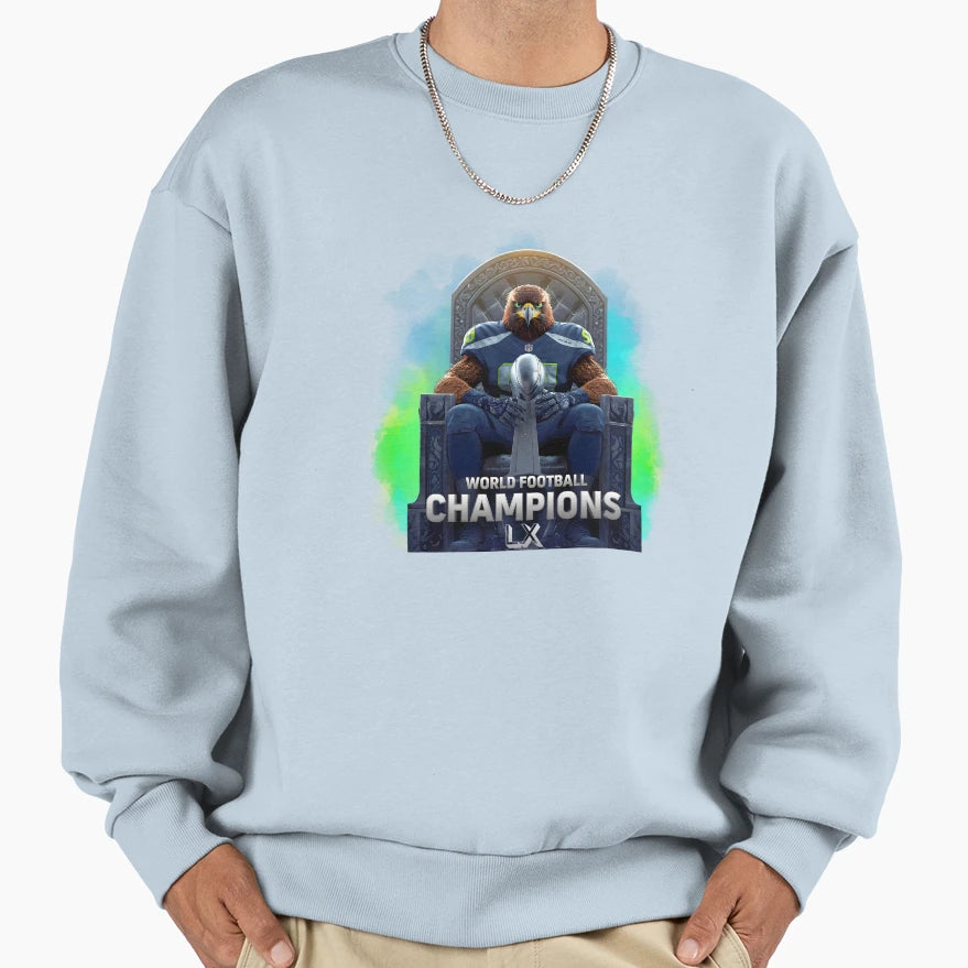 Seattle Seahawks Sweatshirt - Graphic Print for Adults - T-Shirt, Sweatshirt, Hoodie