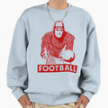 1930 Football Player Sweatshirt - Casual Everyday Wear Unisex - T-Shirt, Sweatshirt, Hoodie