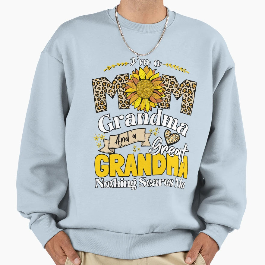 Mothers Day Mom Grandma And Great Sweatshirt - Aesthetic Graphic Unisex - T-Shirt, Sweatshirt, Hoodie