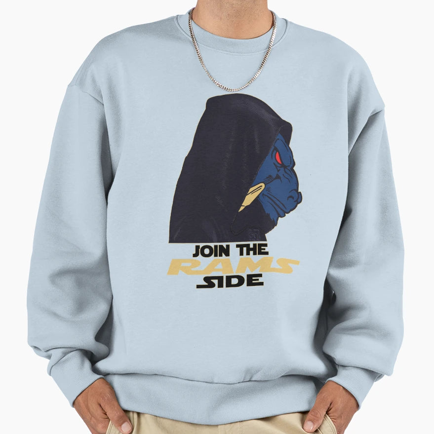 Join Rams Side Sweatshirt - Novelty Apparel Men Women - T-Shirt, Sweatshirt, Hoodie