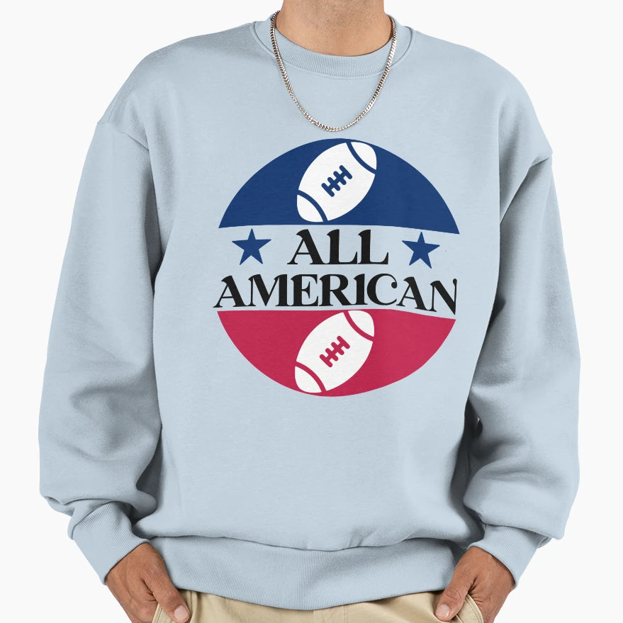 Cw All American Sweatshirt - Casual Everyday Wear Men Women - T-Shirt, Sweatshirt, Hoodie