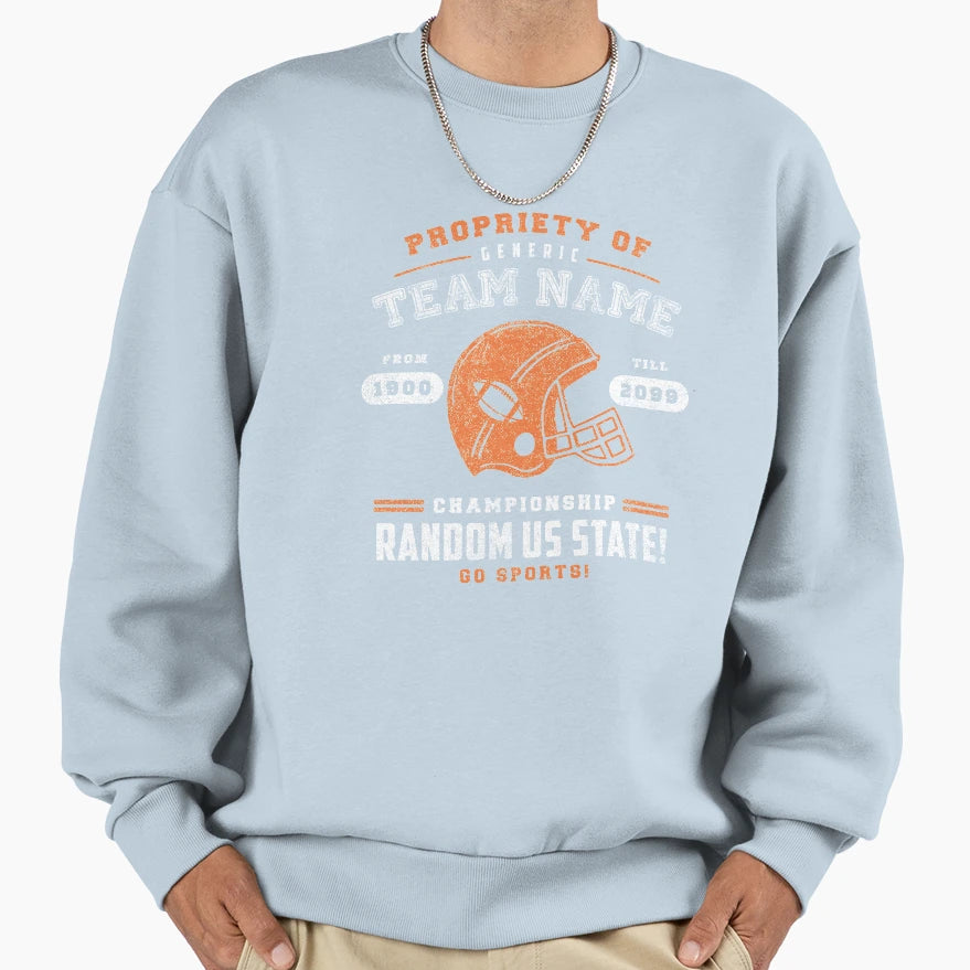 Generic Football T-Shirt - Fun Novelty Design Unisex - T-Shirt, Sweatshirt, Hoodie