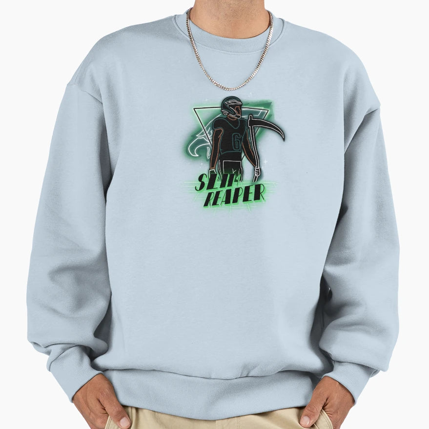 Slim Reaper Devonta Smith Sweatshirt - Unique Graphic Men Women - T-Shirt, Sweatshirt, Hoodie