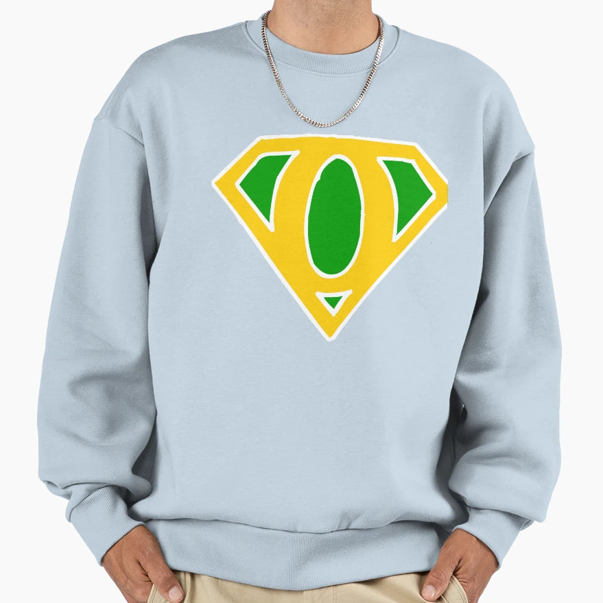 Super Offaly Green Sweatshirt - Aesthetic Graphic Men Women - T-Shirt, Sweatshirt, Hoodie