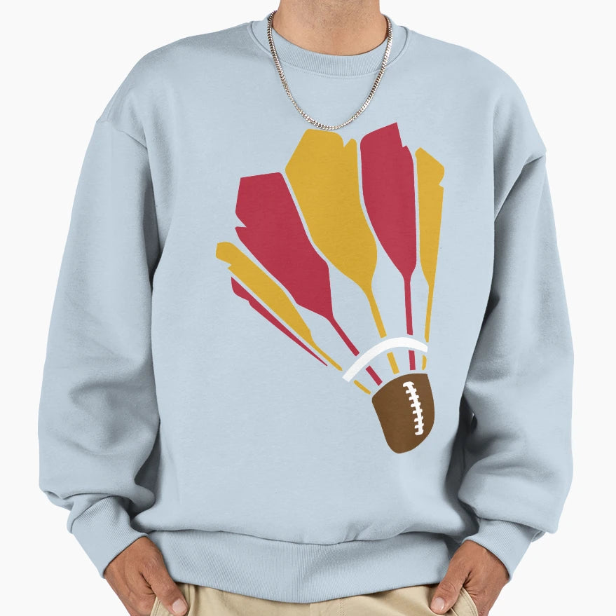 Shuttle Football Sweatshirt - Graphic Print Unisex - T-Shirt, Sweatshirt, Hoodie