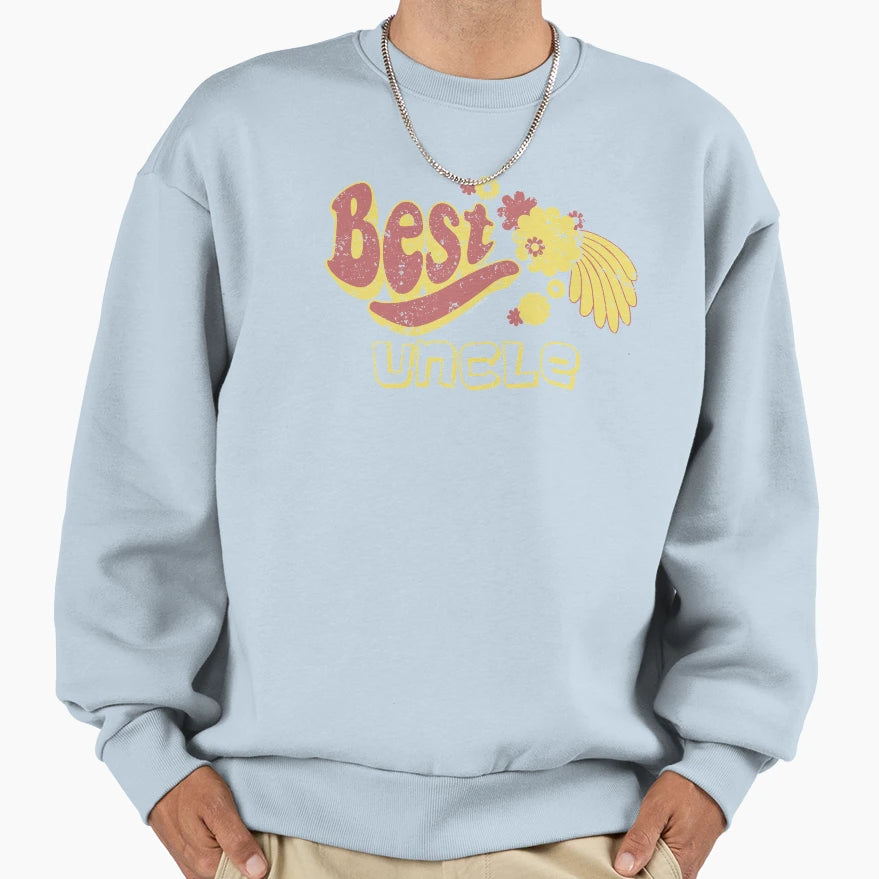 60S Best Uncle 60S Sweatshirt - Custom Art Print for Adults - T-Shirt, Sweatshirt, Hoodie