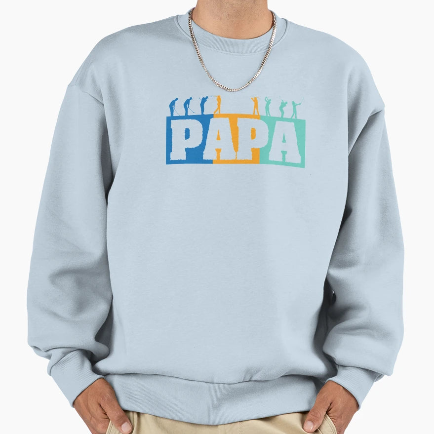Golfing Papa Golf Gifts Fathers Sweatshirt - Streetwear Style for Adults - T-Shirt, Sweatshirt, Hoodie