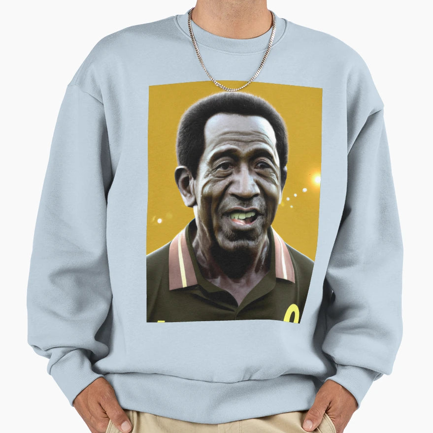 Pele King Football Brazilian Sweatshirt - Novelty Apparel for Adults - T-Shirt, Sweatshirt, Hoodie