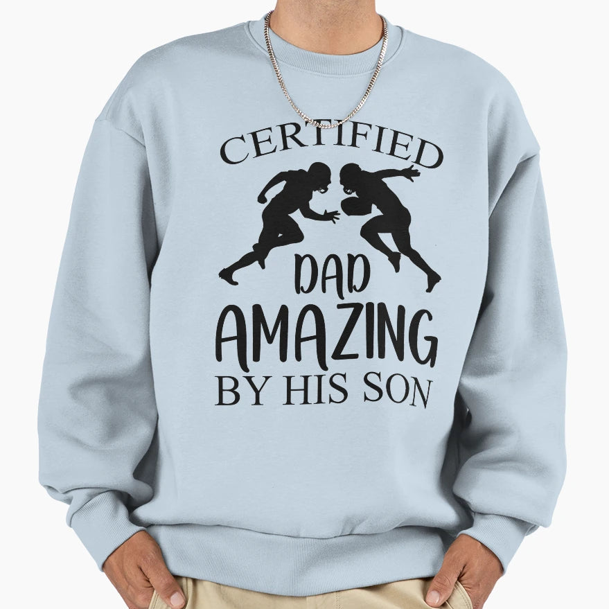Football Dad T-Shirt - Fun Novelty Design for Adults - T-Shirt, Sweatshirt, Hoodie