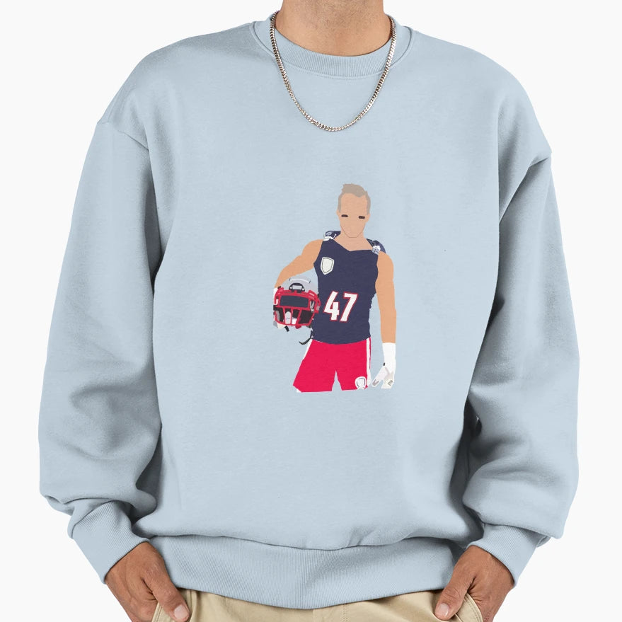 Jj All American Sweatshirt - Minimalist Print Unisex - T-Shirt, Sweatshirt, Hoodie