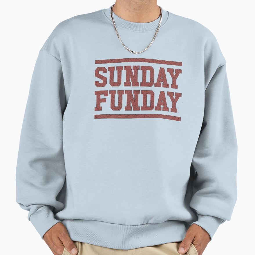 Sunday Funday Falcons Sweatshirt - Unique Graphic for Adults - T-Shirt, Sweatshirt, Hoodie