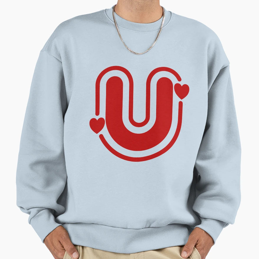 Alphabet Abc I Love You Sweatshirt - Aesthetic Graphic Men Women - T-Shirt, Sweatshirt, Hoodie
