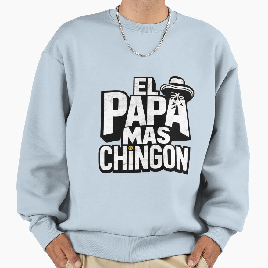 El Papa Mas Chingon Sweatshirt - Aesthetic Graphic for Adults - T-Shirt, Sweatshirt, Hoodie