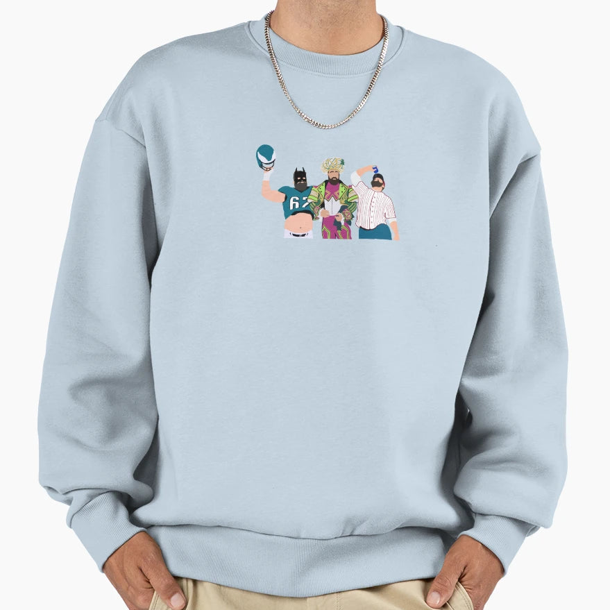 Jason Kelces Iconic Philly Moments Sweatshirt - Custom Art Print Men Women - T-Shirt, Sweatshirt, Hoodie