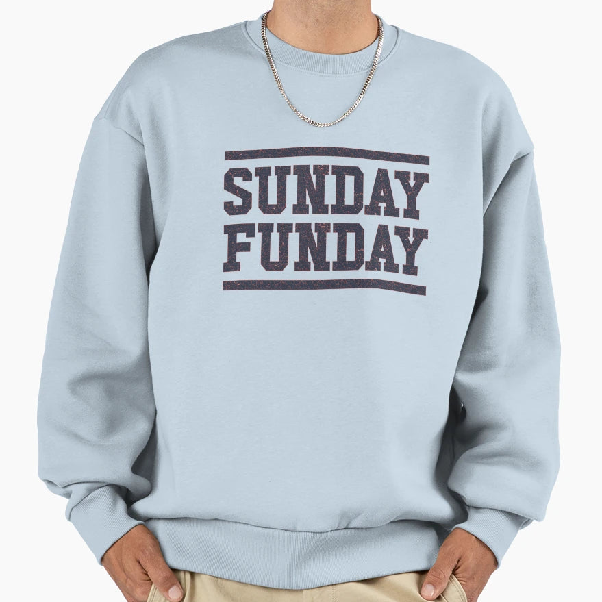 Sunday Funday Patriots Sweatshirt - Graphic Print for Adults - T-Shirt, Sweatshirt, Hoodie