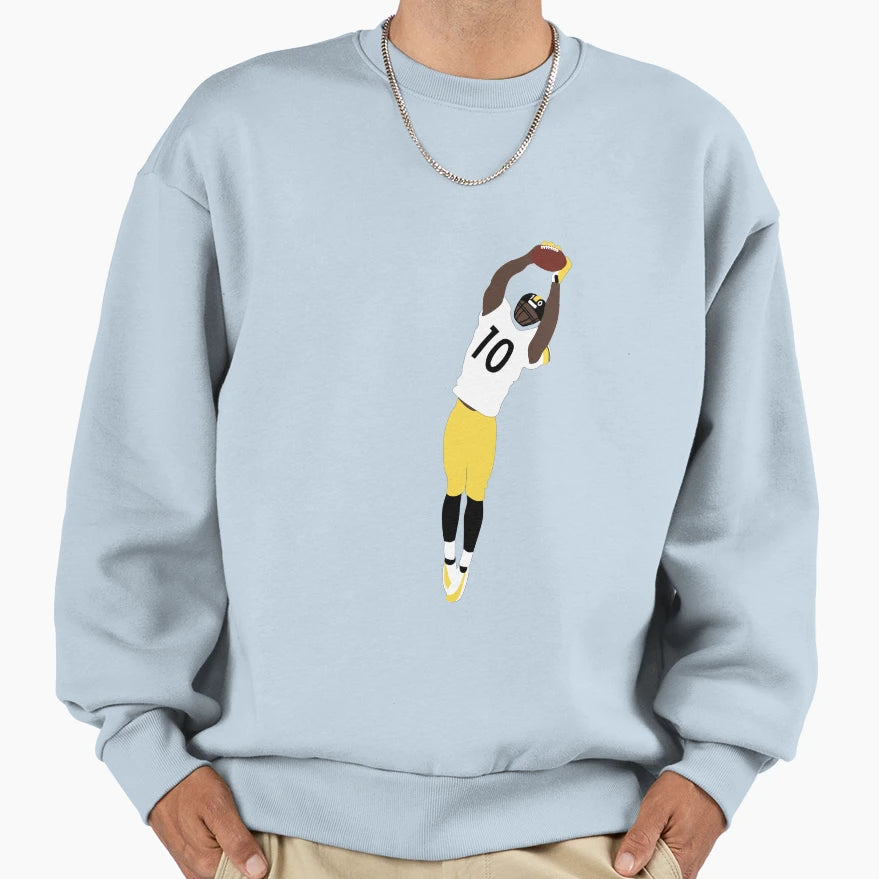 Santonio Holmes Catch Sweatshirt - Streetwear Style for Adults - T-Shirt, Sweatshirt, Hoodie