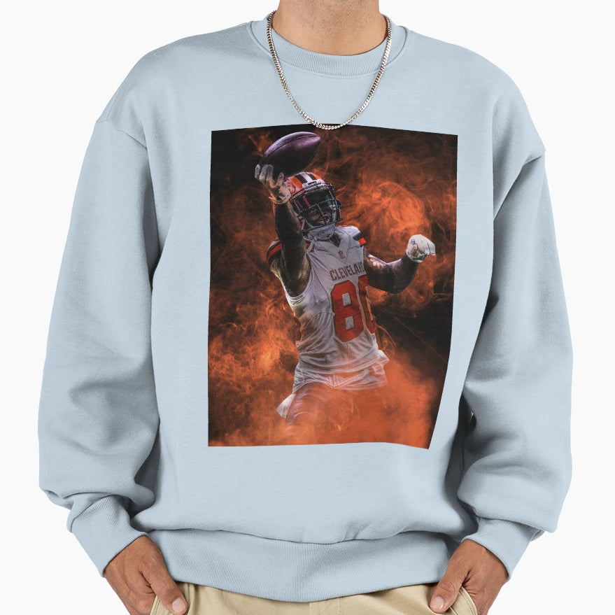 Jarvis Landry Cleveland Sports Art Sweatshirt - Trendy Graphic for Adults - T-Shirt, Sweatshirt, Hoodie