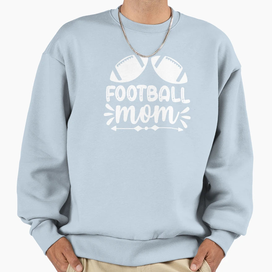 Football Mama Baller Team Sports Sweatshirt - Graphic Print Men Women - T-Shirt, Sweatshirt, Hoodie