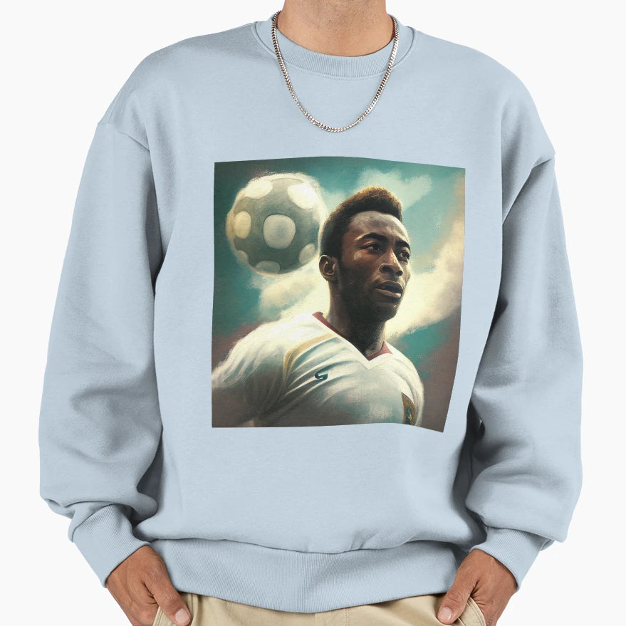 Pele Tribute Sweatshirt - Streetwear Style Men Women - T-Shirt, Sweatshirt, Hoodie