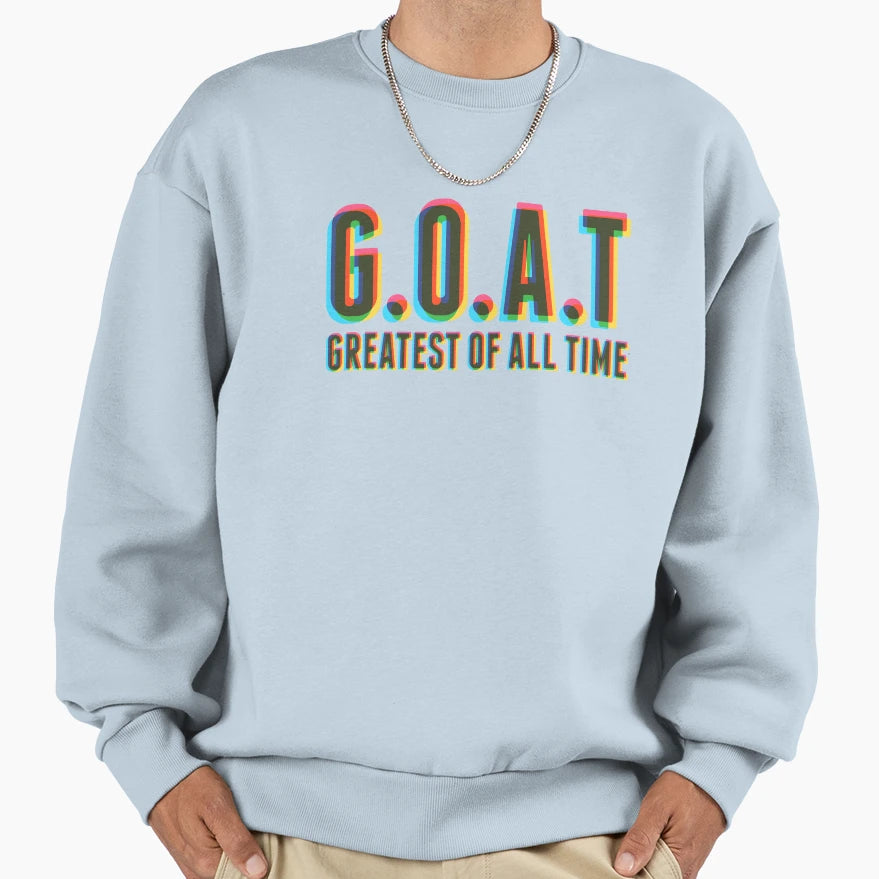 Greatest All Time Cmyk 2 Sweatshirt - Unique Graphic Unisex - T-Shirt, Sweatshirt, Hoodie