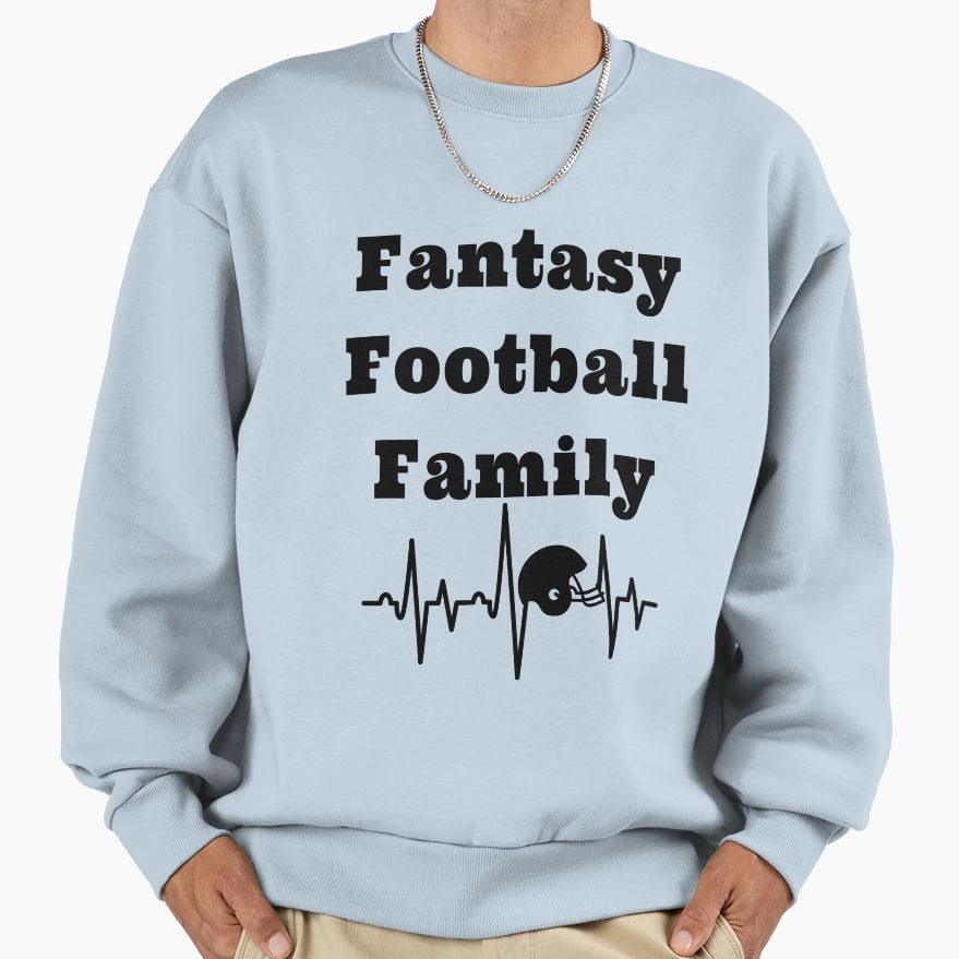 Fantasy Football Family Fun Sweatshirt - Casual Everyday Wear for Adults - T-Shirt, Sweatshirt, Hoodie