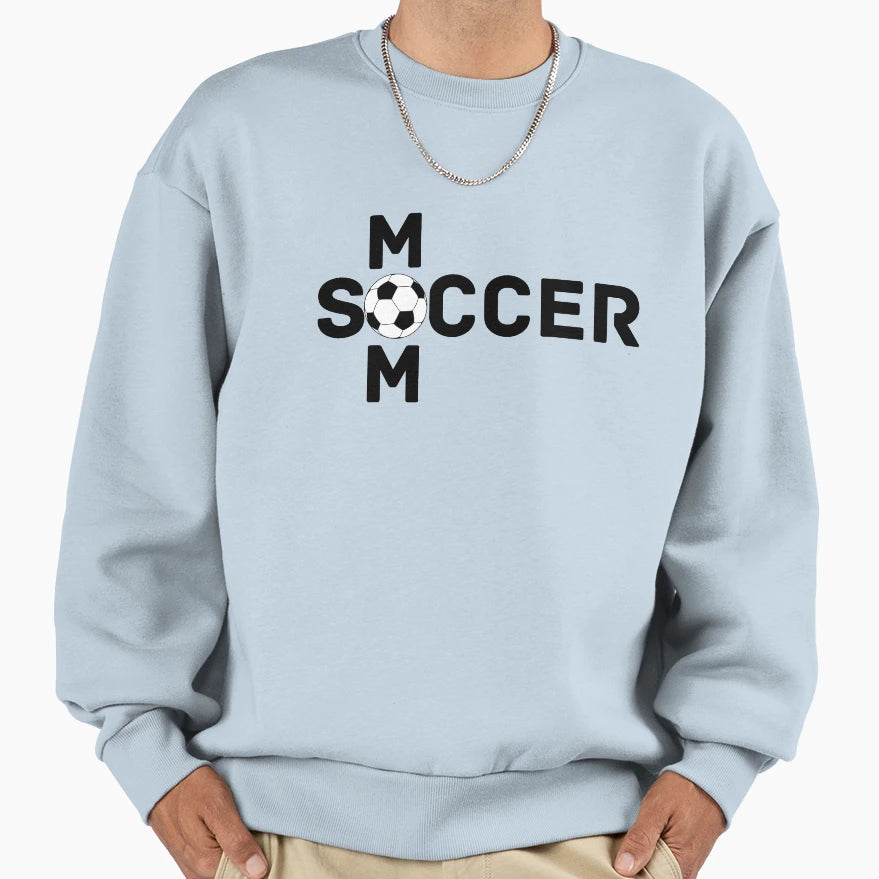 Soccer Mom Soccer Player Mom T-Shirt - Casual Everyday Wear Men Women - T-Shirt, Sweatshirt, Hoodie