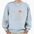 Nana Heart Skeletons Halloween Funny Sweatshirt - Trendy Graphic Unisex - T-Shirt, Sweatshirt, Hoodie